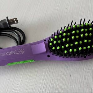 Purple Hair Straightening Brush